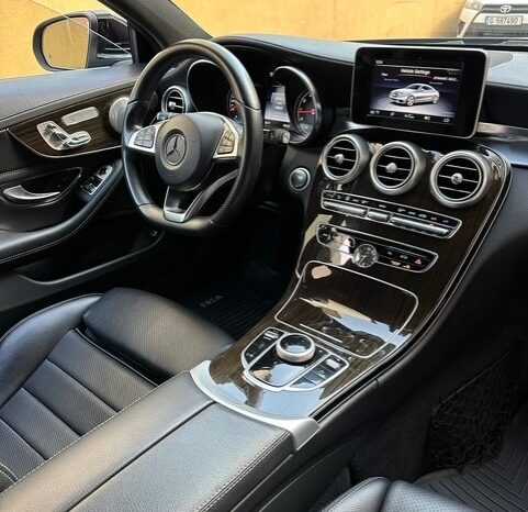 MERCEDES C 300 COUPE AMG-LINE 2017 BLACK ON BLACK full