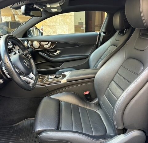 MERCEDES C 300 COUPE AMG-LINE 2017 BLACK ON BLACK full