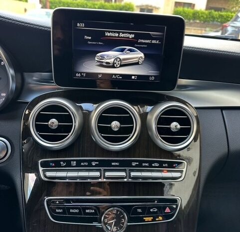 MERCEDES C 300 COUPE AMG-LINE 2017 BLACK ON BLACK full