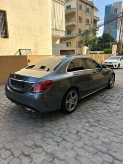 MERCEDES C300 AMG-LINE 4MATIC 2017 GRAY ON BLACK full