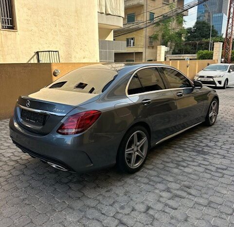 MERCEDES C300 AMG-LINE 4MATIC 2017 GRAY ON BLACK full