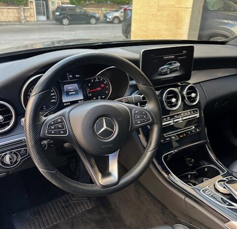 MERCEDES C300 AMG-LINE 4MATIC 2017 GRAY ON BLACK full