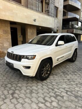 JEEP GRAND CHEROKEE 75TH ANNIVERSARY 2017 WHITE ON BLACK