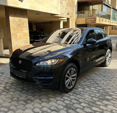 JAGUAR F- PACE 35T V6 2017 DARK BLUE ON BLACK full