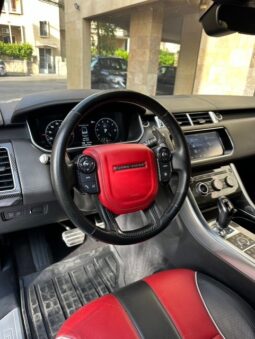 RANGE ROVER SPORT SVR 2017 GRAY ON BLACK & RED full
