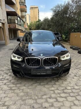 BMW X4 M-PACKAGE X-DRIVE 30i 2019 DARK BLUE ON RED