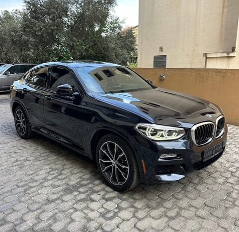 BMW X4 M-PACKAGE X-DRIVE 30i 2019 DARK BLUE ON RED full