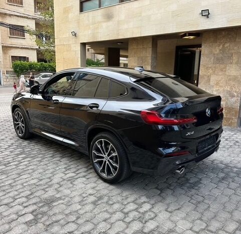 BMW X4 M-PACKAGE X-DRIVE 30i 2019 DARK BLUE ON RED full