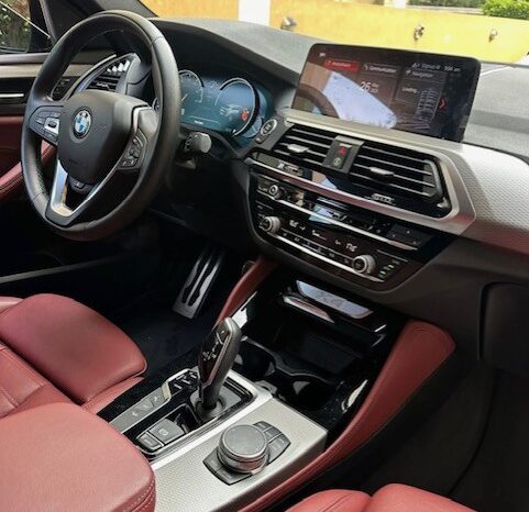 BMW X4 M-PACKAGE X-DRIVE 30i 2019 DARK BLUE ON RED full