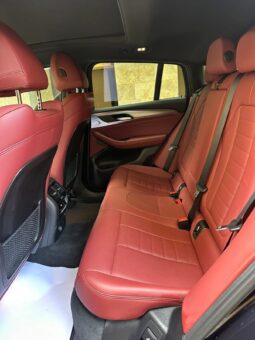 BMW X4 M-PACKAGE X-DRIVE 30i 2019 DARK BLUE ON RED full