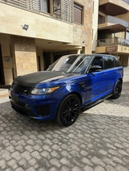 RANGE ROVER SPORT SVR 2017 VELOCITY BLUE ON BLACK full