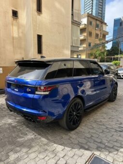 RANGE ROVER SPORT SVR 2017 VELOCITY BLUE ON BLACK full