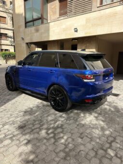 RANGE ROVER SPORT SVR 2017 VELOCITY BLUE ON BLACK full
