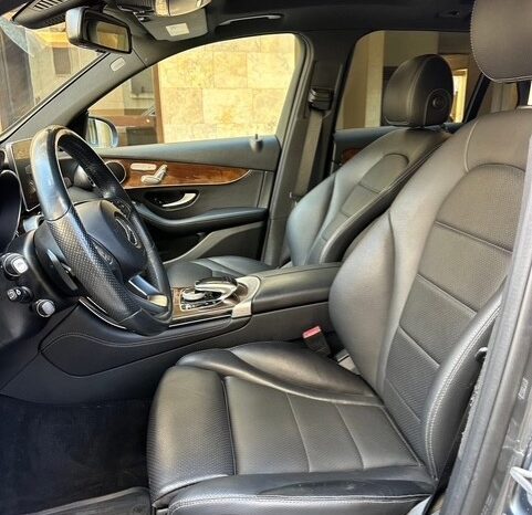 MERCEDES GLC 300 4MATIC 2018 GREY ON BLACK full