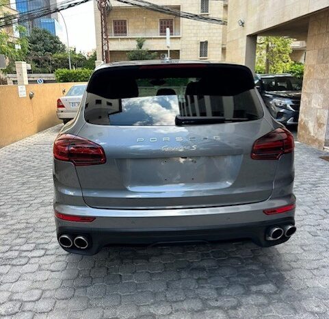 PORSCHE CAYENNE S 2017 GRAY ON BLACK full