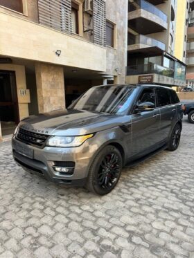 RANGE ROVER SPORT V8 SUPERCHARGED 2017 GRAY ON BLACK