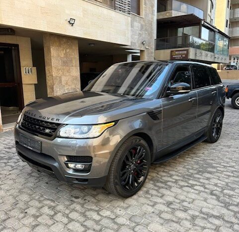 RANGE ROVER SPORT V8 SUPERCHARGED 2017 GRAY ON BLACK full