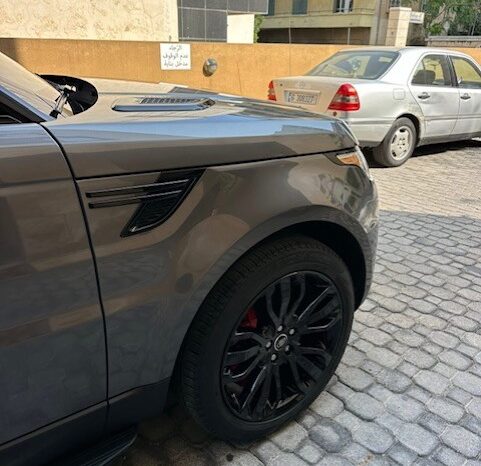 RANGE ROVER SPORT V8 SUPERCHARGED 2017 GRAY ON BLACK full