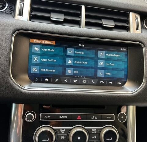 RANGE ROVER SPORT V8 SUPERCHARGED 2017 GRAY ON BLACK full