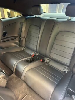 MERCEDES C300 COUPE AMG-LINE 4MATIC 2018 WHITE ON BLACK full