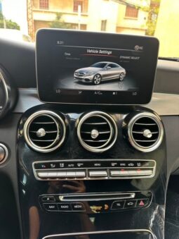 MERCEDES C300 COUPE AMG-LINE 4MATIC 2018 WHITE ON BLACK full