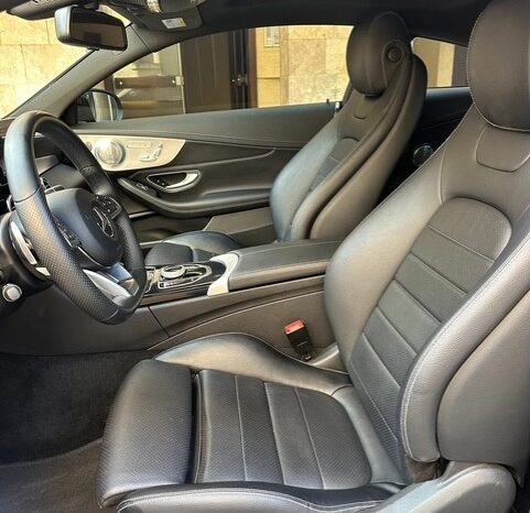 MERCEDES C300 COUPE AMG-LINE 4MATIC NP 2017 BLACK ON BLACK full