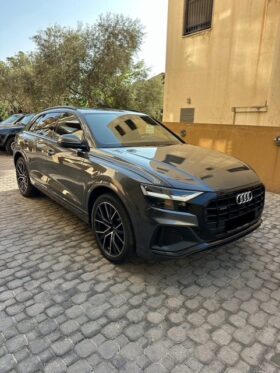 AUDI Q8 QUATTRO S-LINE 2019 GRAY ON BLACK