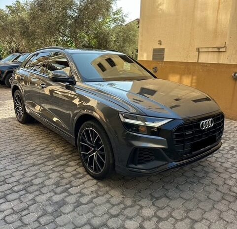 AUDI Q8 QUATTRO S-LINE 2019 GRAY ON BLACK full