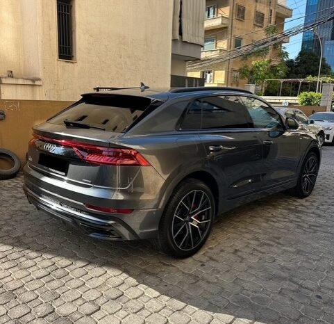 AUDI Q8 QUATTRO S-LINE 2019 GRAY ON BLACK full