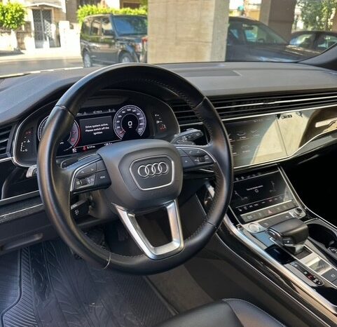 AUDI Q8 QUATTRO S-LINE 2019 GRAY ON BLACK full
