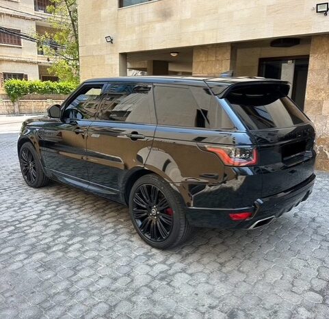RANGE ROVER SPORT V8 SUPERCHARGED 2018 BLACK ON BLACK full