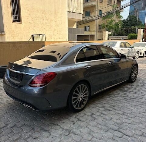 MERCEDES C300 AMG-LINE 2017 GRAY ON BLACK full