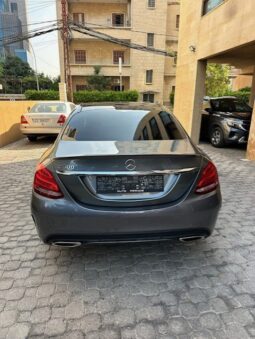 MERCEDES C300 AMG-LINE 2017 GRAY ON BLACK full