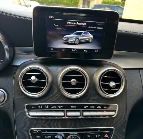 MERCEDES C300 AMG-LINE 2017 GRAY ON BLACK full