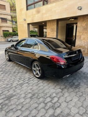 MERCEDES C300 AMG-LINE 4MATIC 2017 BLACK ON TAN