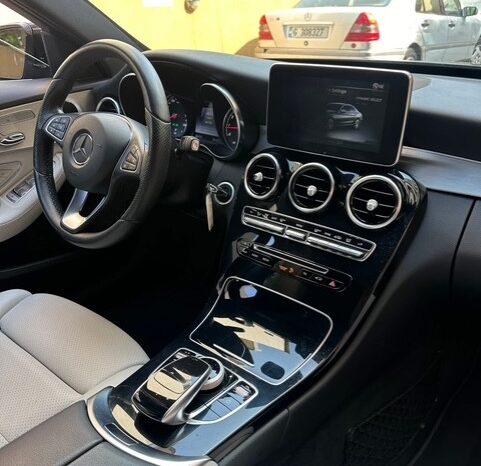 MERCEDES C300 AMG-LINE 4MATIC 2017 BLACK ON TAN full