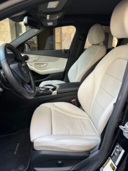 MERCEDES C300 AMG-LINE 4MATIC 2017 BLACK ON TAN full
