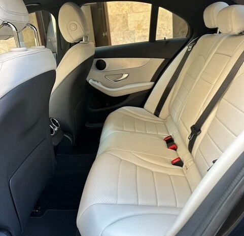 MERCEDES C300 AMG-LINE 4MATIC 2017 BLACK ON TAN full