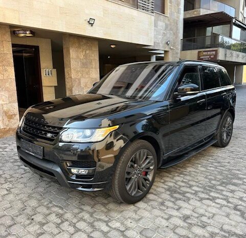 RANGE ROVER SPORT V6 DYNAMIC 2017 BLACK ON BLACK & RED full