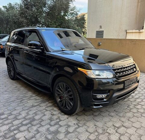 RANGE ROVER SPORT V6 DYNAMIC 2017 BLACK ON BLACK & RED full