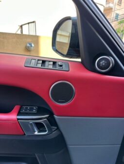 RANGE ROVER SPORT V6 DYNAMIC 2017 BLACK ON BLACK & RED full