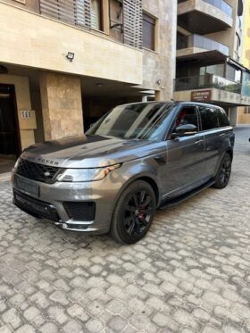 RANGE ROVER SPORT V8 SUPERCHARGED 2019 GRAY ON RED
