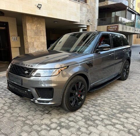 RANGE ROVER SPORT V8 SUPERCHARGED 2019 GRAY ON RED full