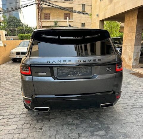 RANGE ROVER SPORT V8 SUPERCHARGED 2019 GRAY ON RED full