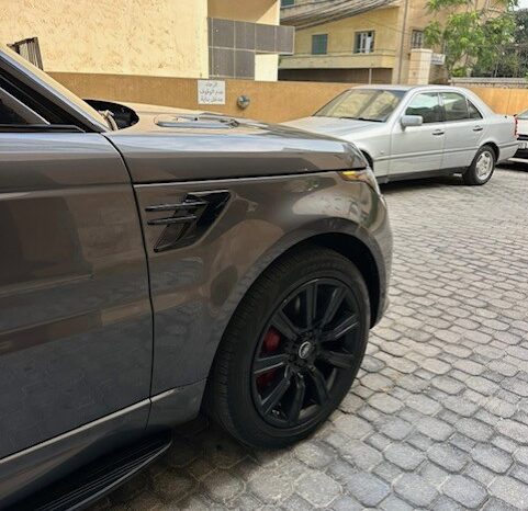 RANGE ROVER SPORT V8 SUPERCHARGED 2019 GRAY ON RED full