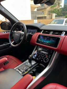RANGE ROVER SPORT V8 SUPERCHARGED 2019 GRAY ON RED full