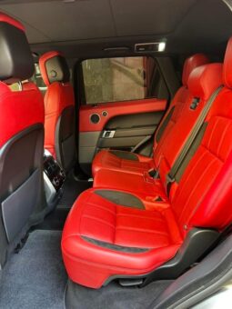RANGE ROVER SPORT V8 SUPERCHARGED 2019 GRAY ON RED full