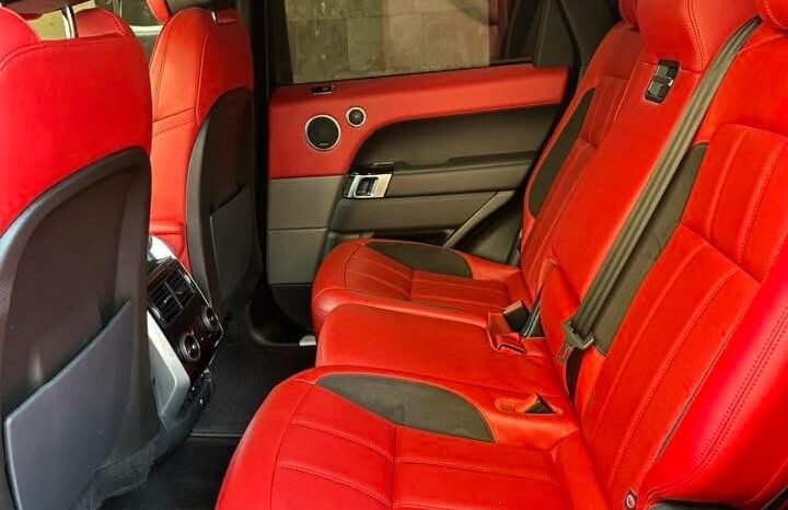 RANGE ROVER SPORT V8 SUPERCHARGED 2019 GRAY ON RED full