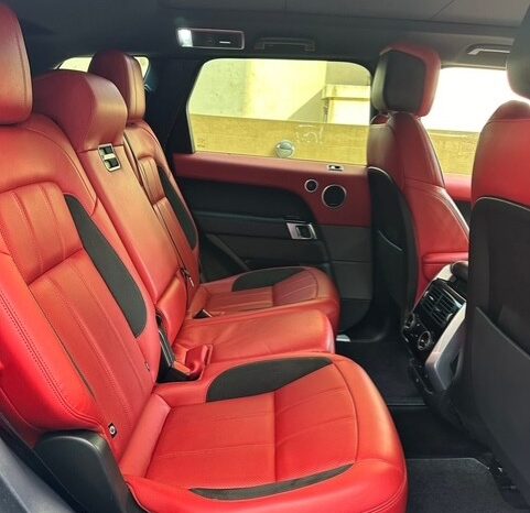 RANGE ROVER SPORT V8 SUPERCHARGED 2019 GRAY ON RED full