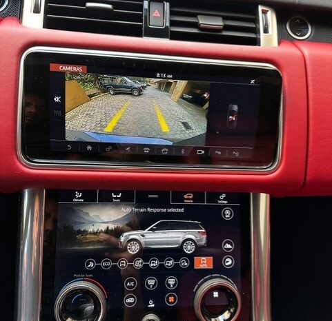 RANGE ROVER SPORT V8 SUPERCHARGED 2019 GRAY ON RED full